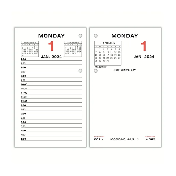 Calendar Refills & Bases
